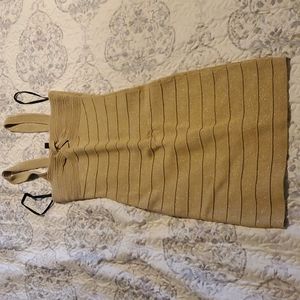 Used Gold dress small size
